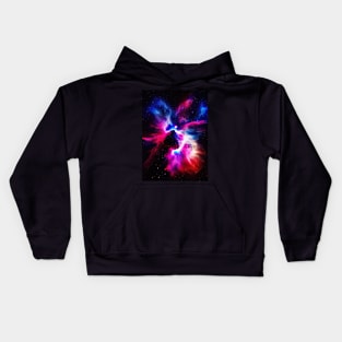 Vibrant Nebula Mirage Kids Hoodie